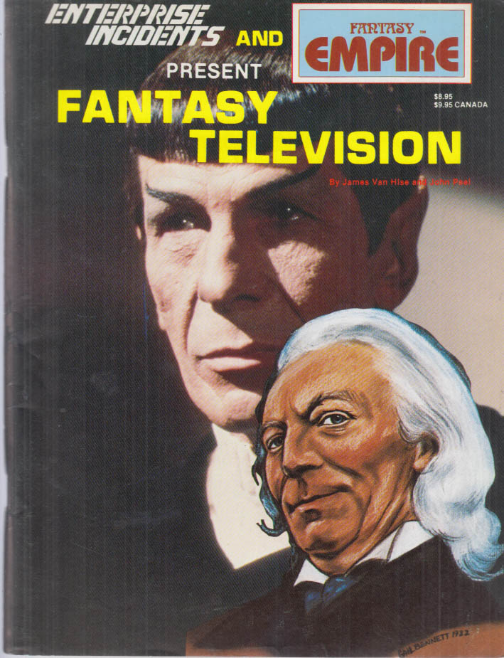 FANTASY TELEVISION 10 1984 Doctor Who Hartnell Alien Planets Trek ...