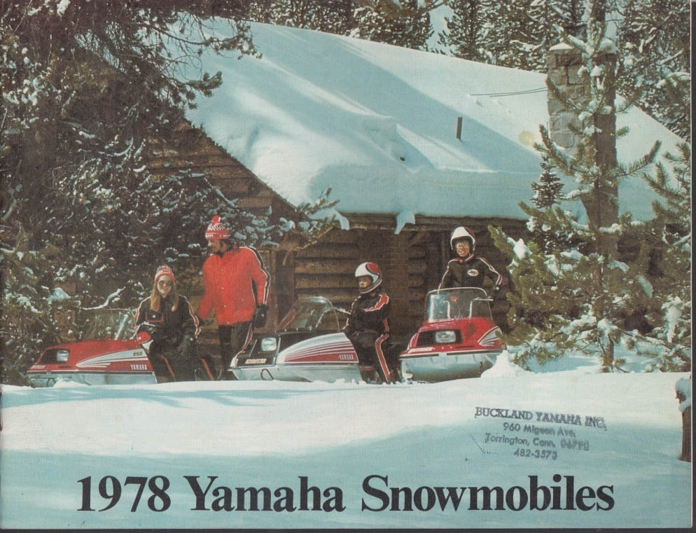 1978 Yamaha Snowmobiles catalog 250 340 Enticer 340 440 Exciter SRX 440