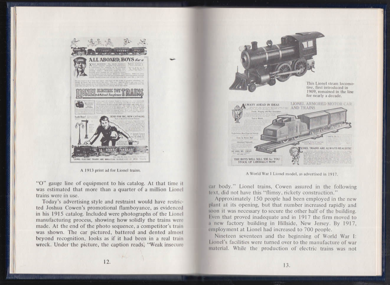 On the Right Track: The History of Lionel Electric Trains book 1975