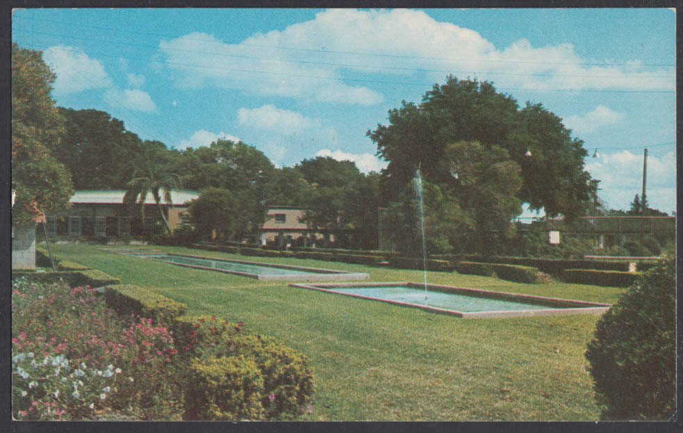 The Venetian Gardens at Leesburg FL postcard c 1950s