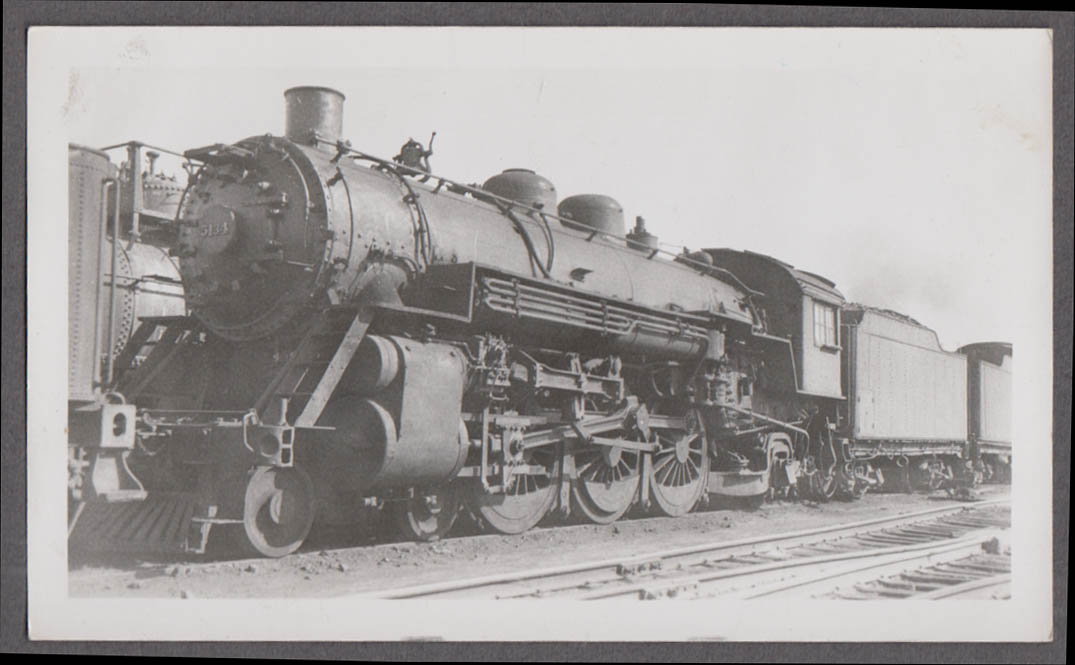 Baltimore & Ohio RR Steam locomotive 4-6-2 #5134 Cincinnati OH photo 1948