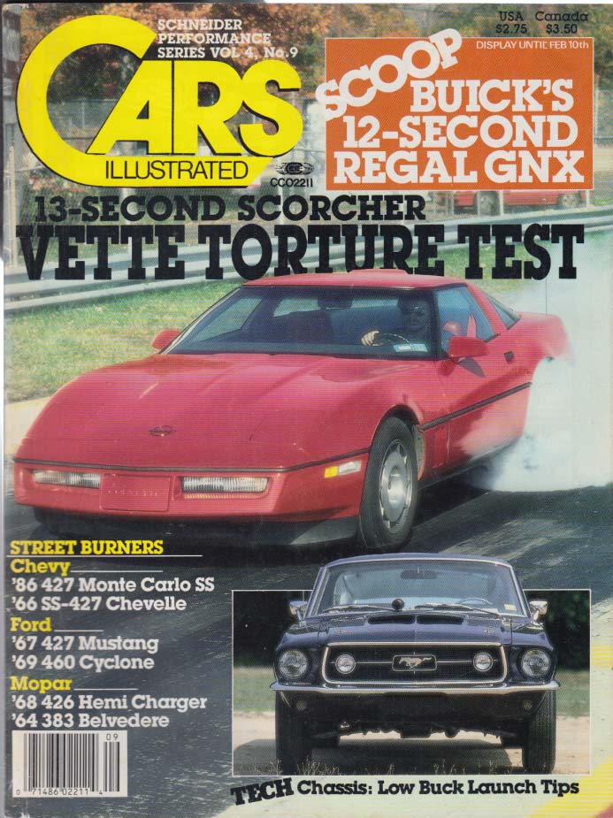 CARS ILLUSTRATED 2 1986 Buick GNX 427 Monte Carlo 1966 Hemi Charger &c