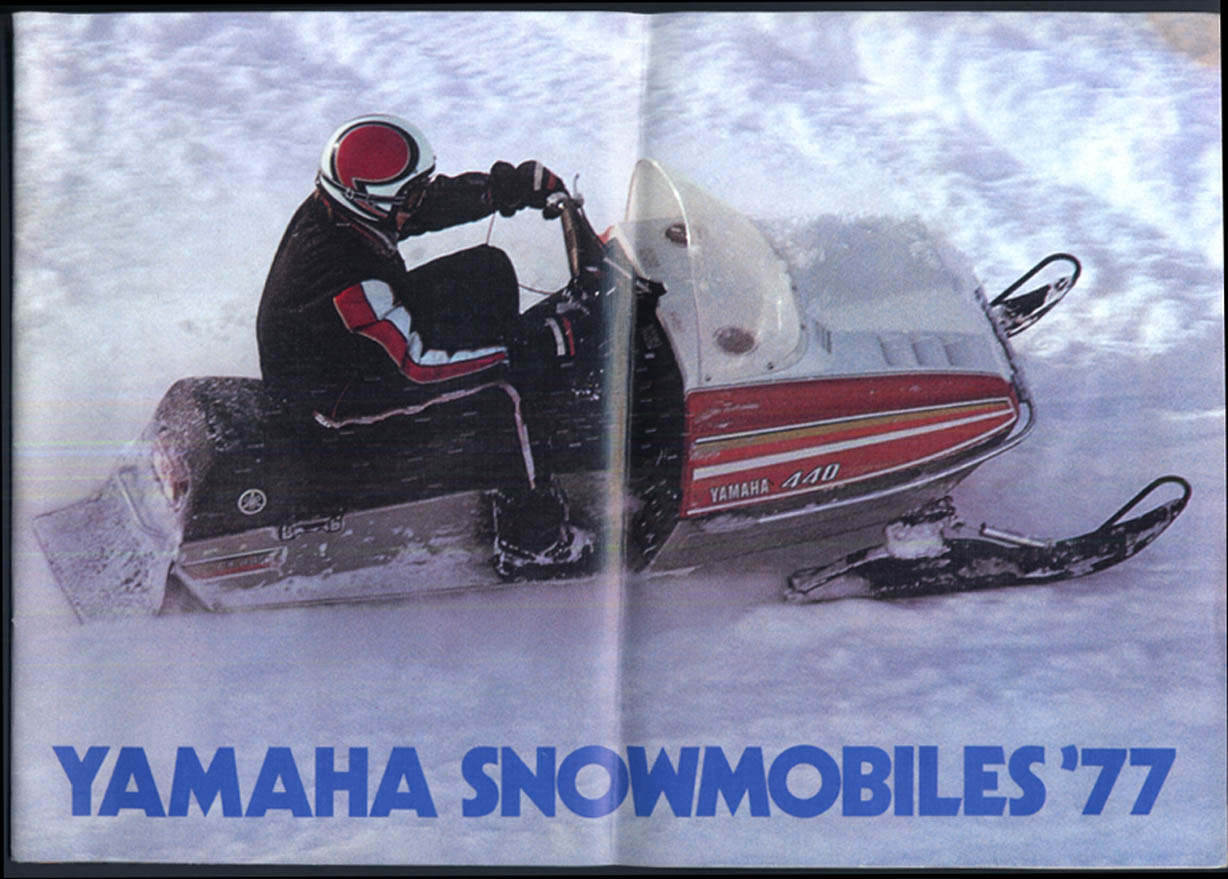 Yamaha Snowmobiles Catalog 1977 Exciter GS SRX GP models