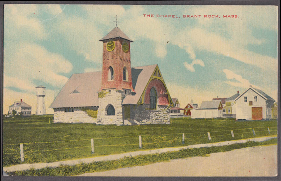 The Chapel in Brant Rock MA postcard ca 1910