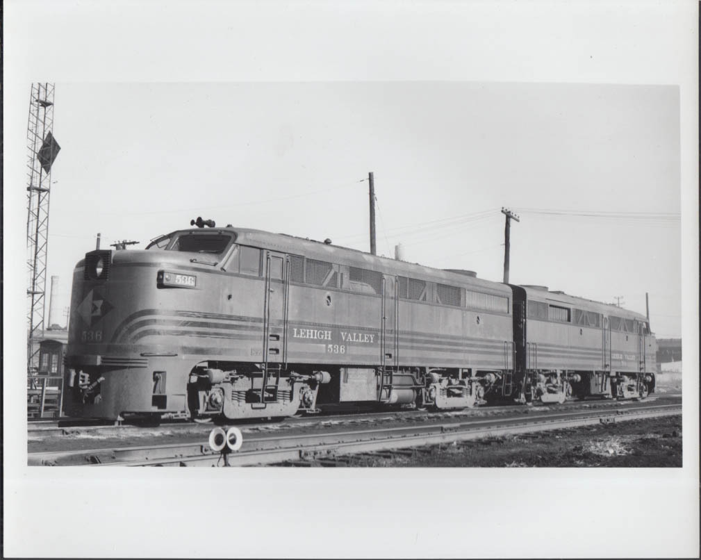 Lehigh Valley RR Alco FA-1 diesel locomotive #536 & #588 photo