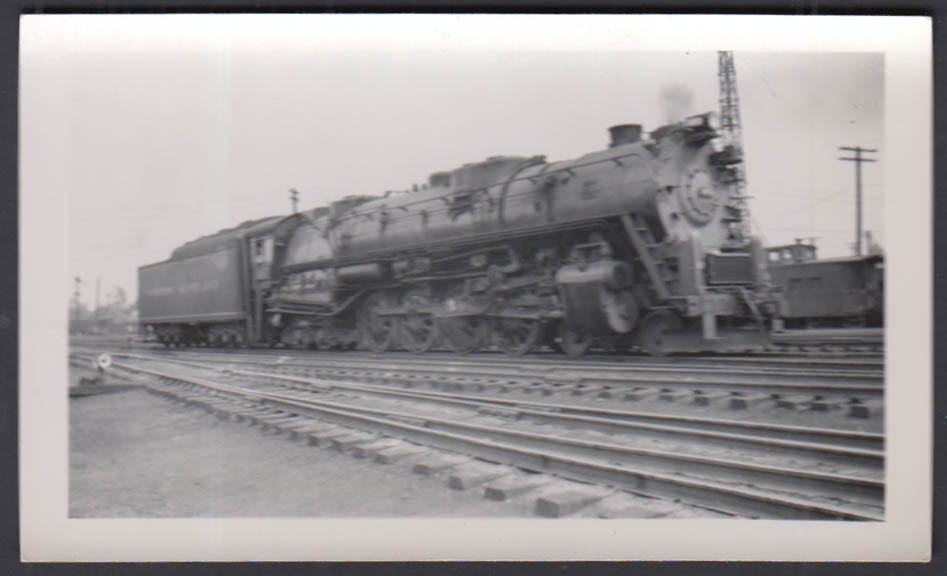 Western Maryland RR steam locomotive photo J1 4-8-4 #1407 Rutherford PA