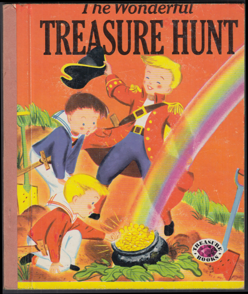 The Wonderful Treasure Hunt: Treasure Books #853 1st ed 1952