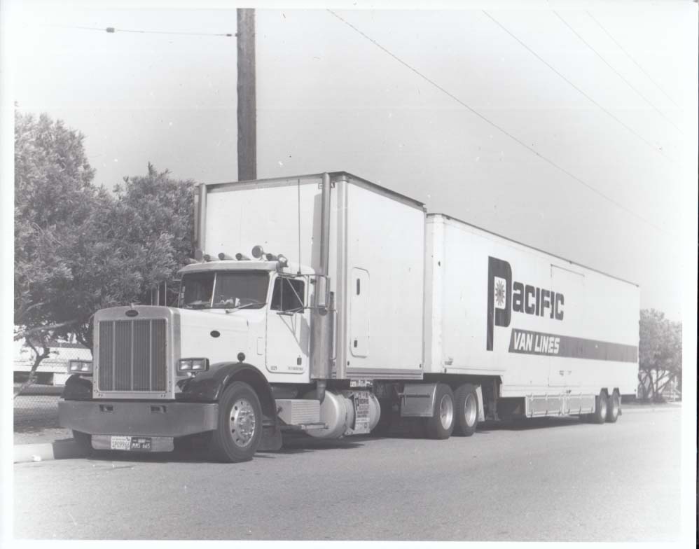 1984 Peterbilt Tractor Trailer truck Pacific Van Lines photo