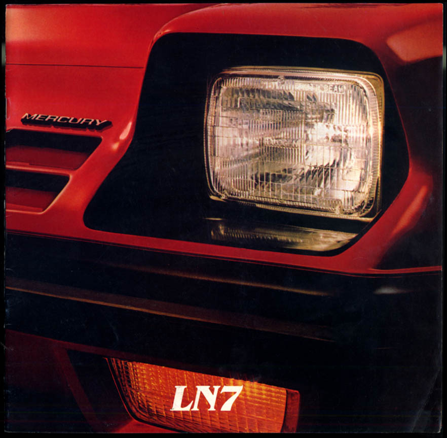 1981 Mercury LN7 sales brochure