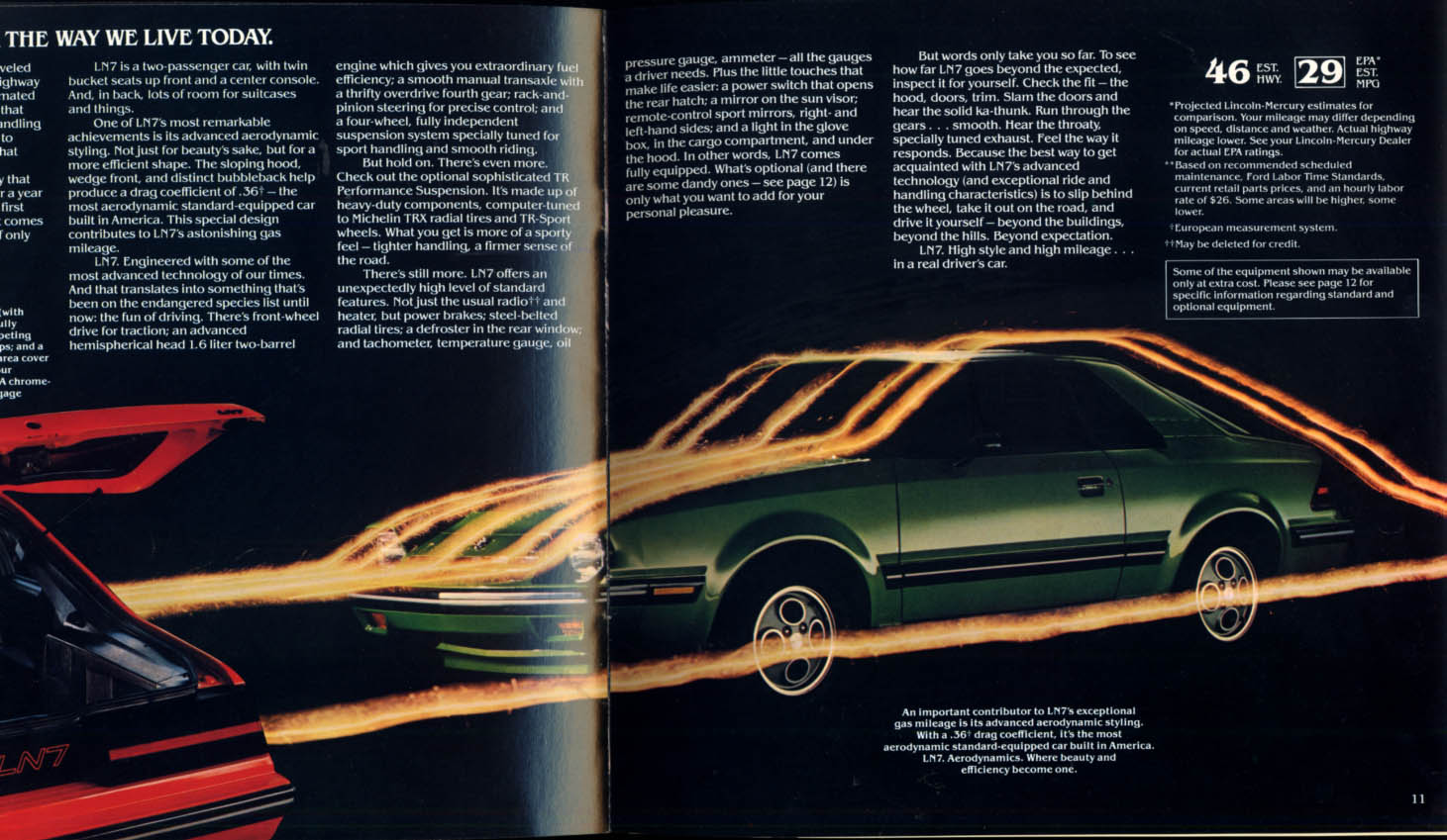 1981 Mercury LN7 sales brochure