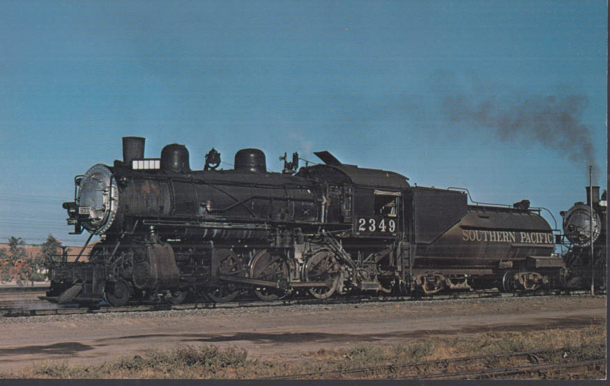 Southern Pacific T28 4-6-0 Steam Locomotive #2349 Vanishing Vistas card ...