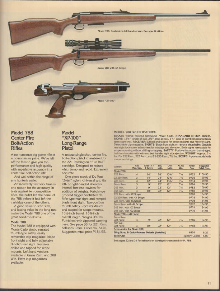 Remington Sporting Firearms & Ammunition Catalog 1977 shotgun rifle ammo