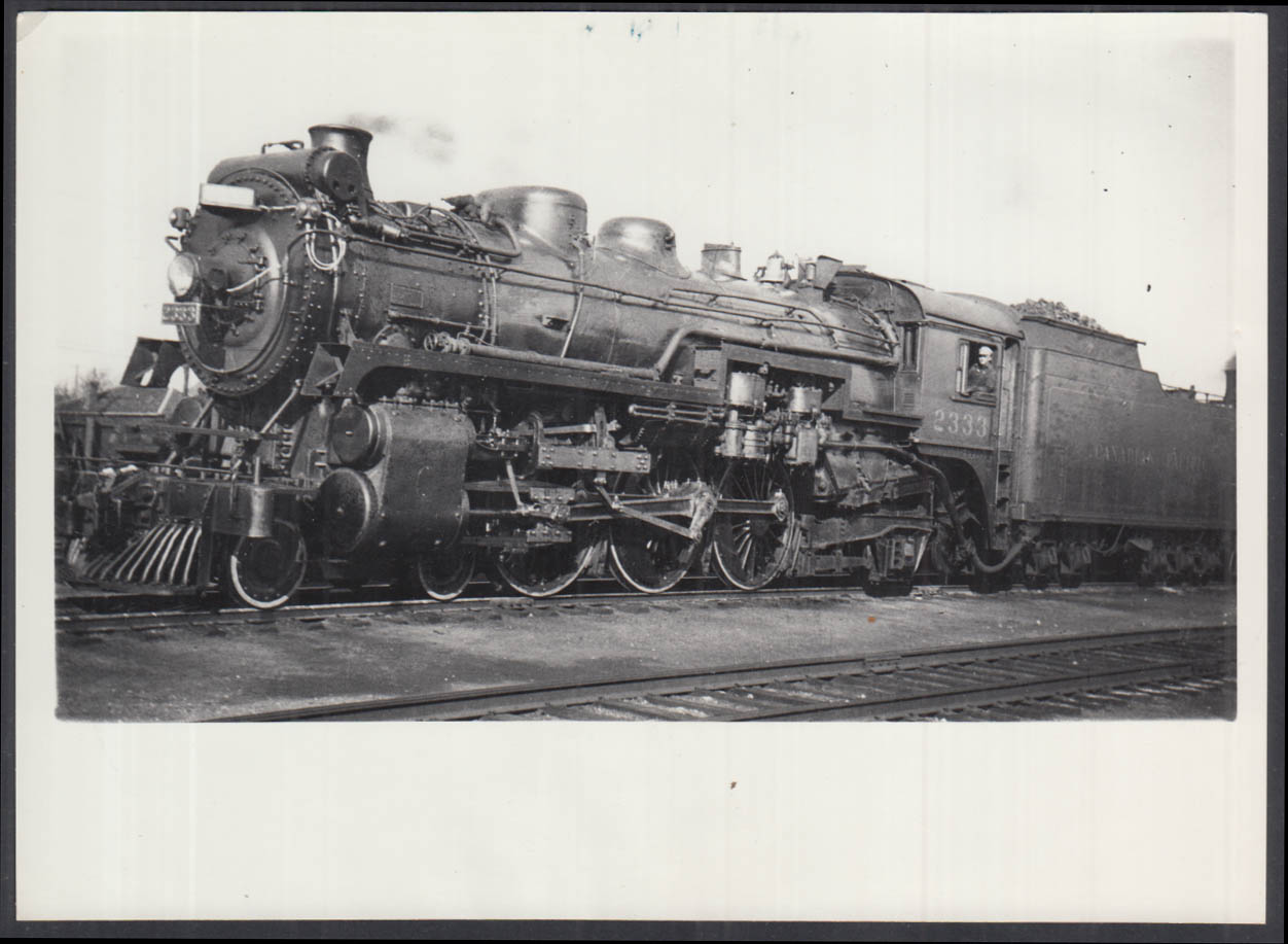 Canadian Pacific Ry Class G3d 4-6-2 steam locomotive #2333 photo ...