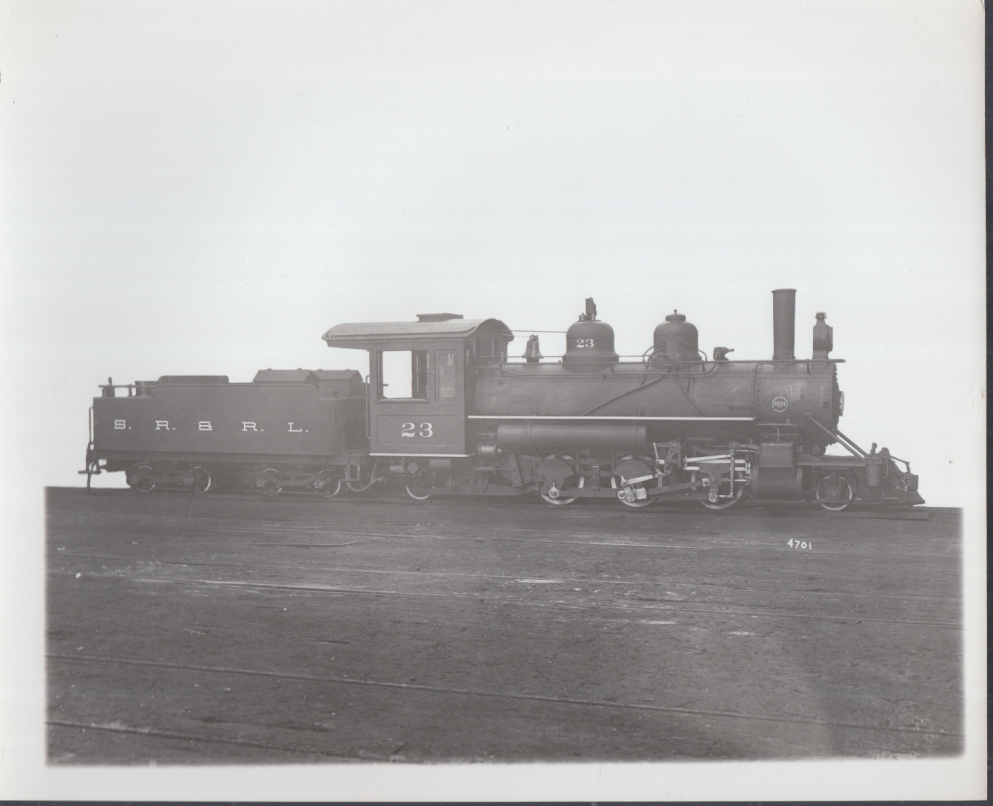 Sandy River & Rangeley Lake Railroad Baldwin 2-6-2 steam locomotive #23 ...