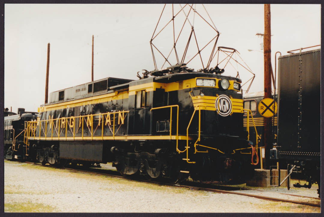 Virginian Railway EL-C Electric Locomotive #135 RR color photo 1999