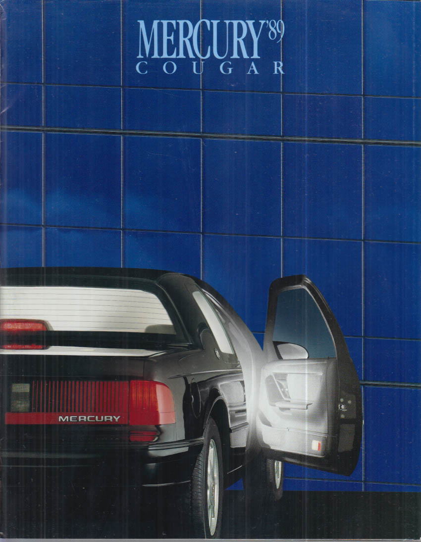 1989 Mercury Cougar sales brochure XR-7 LS