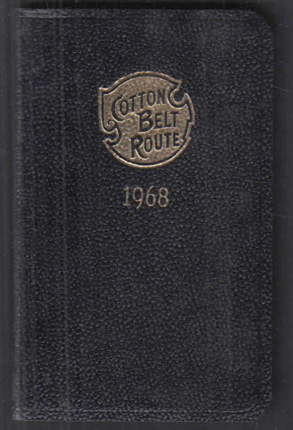 St Louis Southwestern Cotton Belt Route RR pocket memo book 1968