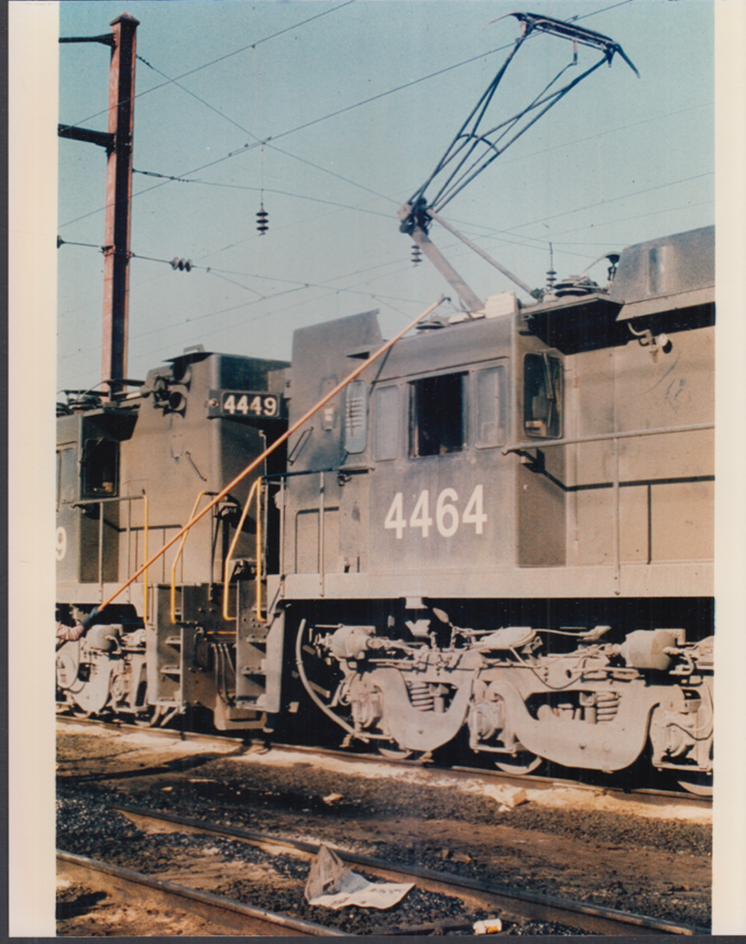 Pennsylvania Railroad color photo: GE E44 Electric Locomotives #4449 ...