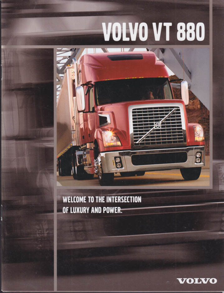 Volvo VT 880 Long-Haul Sleeper Tractor Truck sales brochure 2005