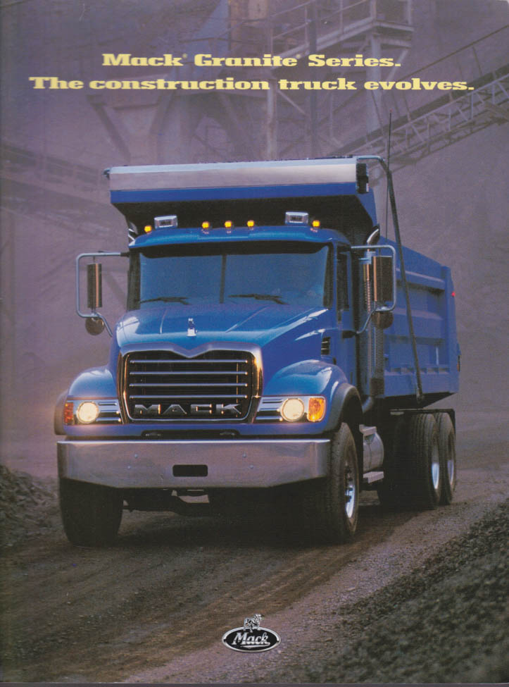 2003 Mack Granite Dump Truck sales brochure