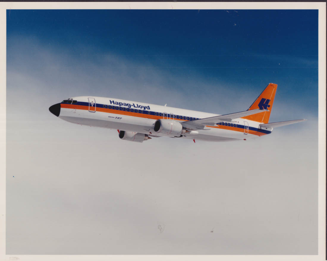 Hapag-Lloyd Airlines Boeing 737 in-flight photo