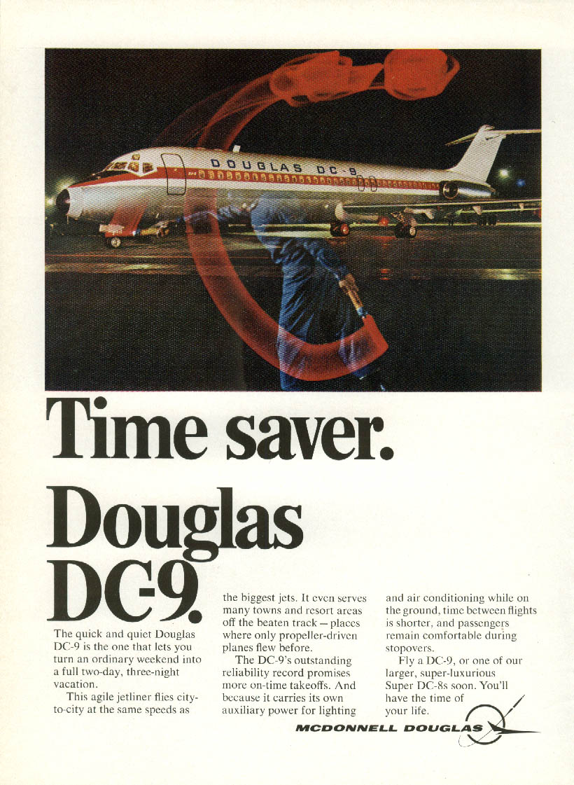 Time saver Flies city-to-city at speed of biggest McDonnell Douglas DC ...