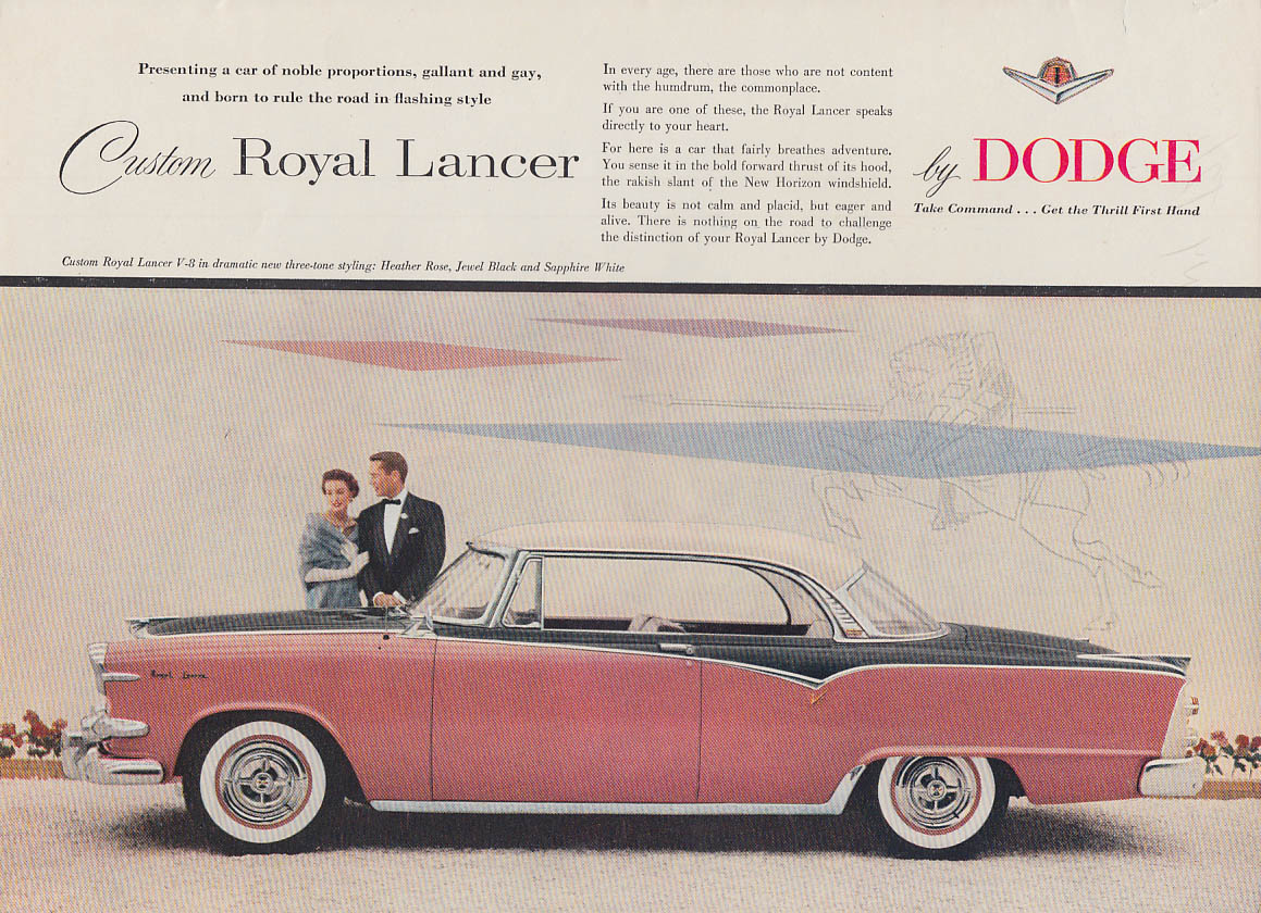 Noble proportions gallant & gay Dodge Custom Royal Lancer ...