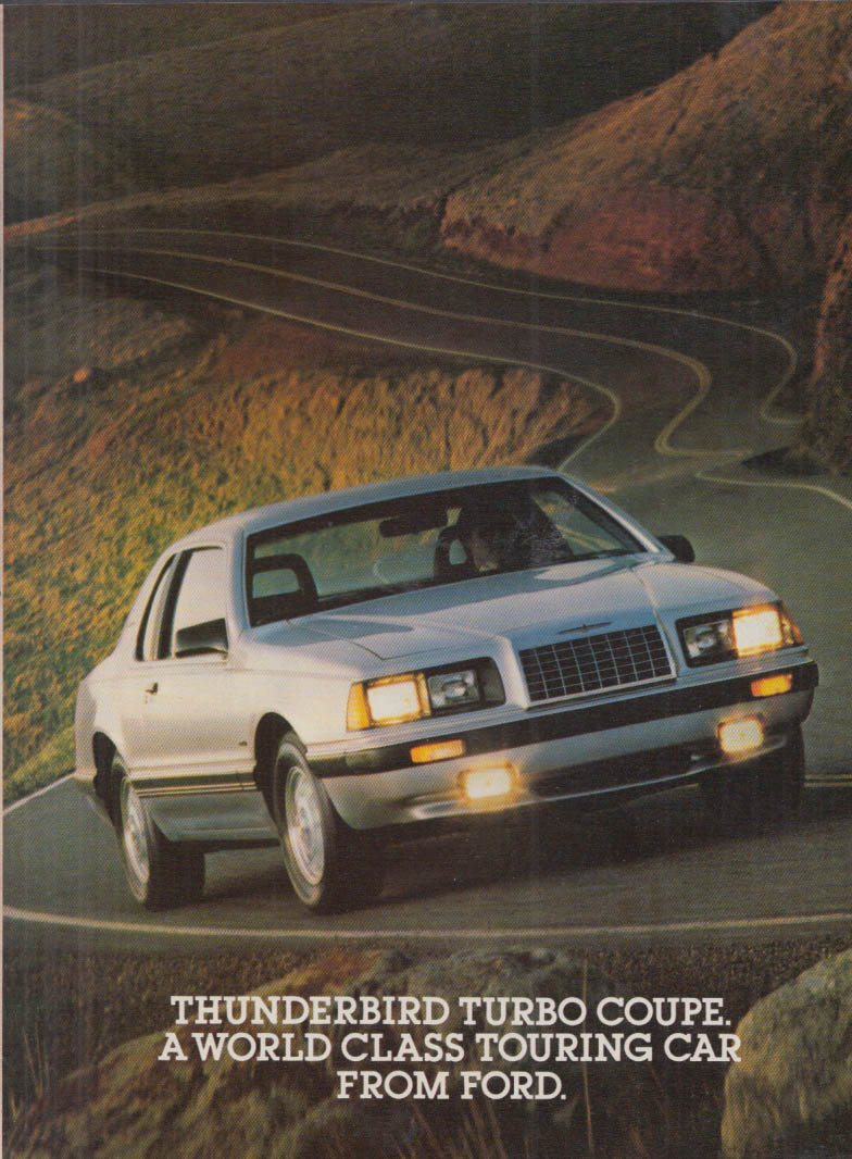 Thunderbird Touring Coupe A World Class Touring Car ad 1983