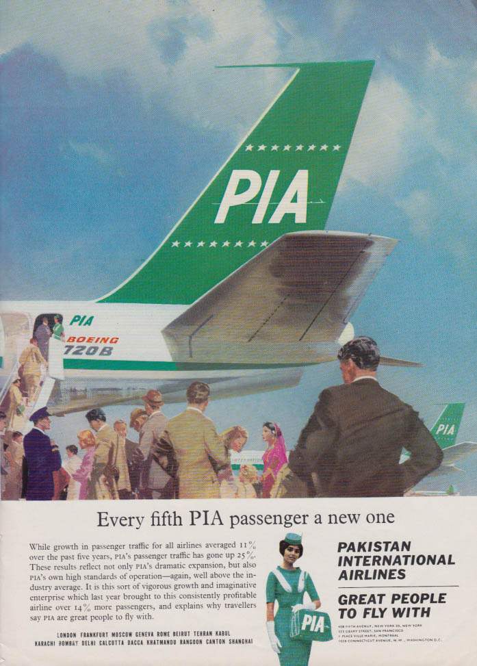 Every 5th PIA passenger is a new one Pakistan International Airlines ad ...