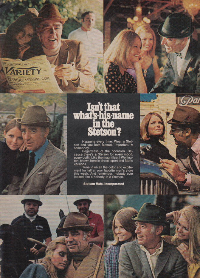 Isn?t that what's-his-name in the Stetson? Peter Lawford Cheryl Tiegs ...