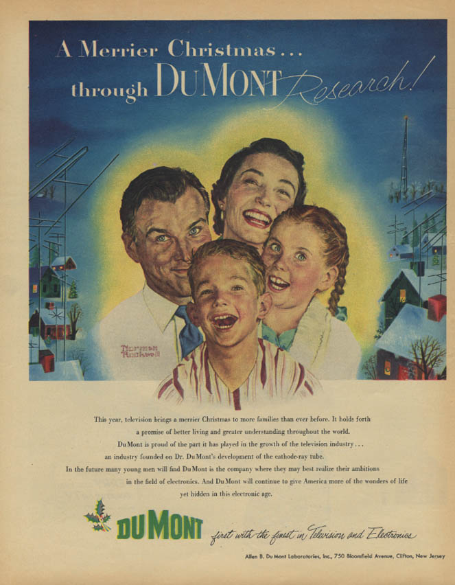 A Merrier Christmas Du Mont TV / Terry & the Pirates Canada Dry ad 1952