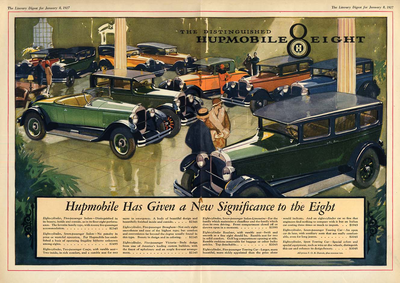 Hupmobile Has Given a New Significance to the Eight ad 1927 LD