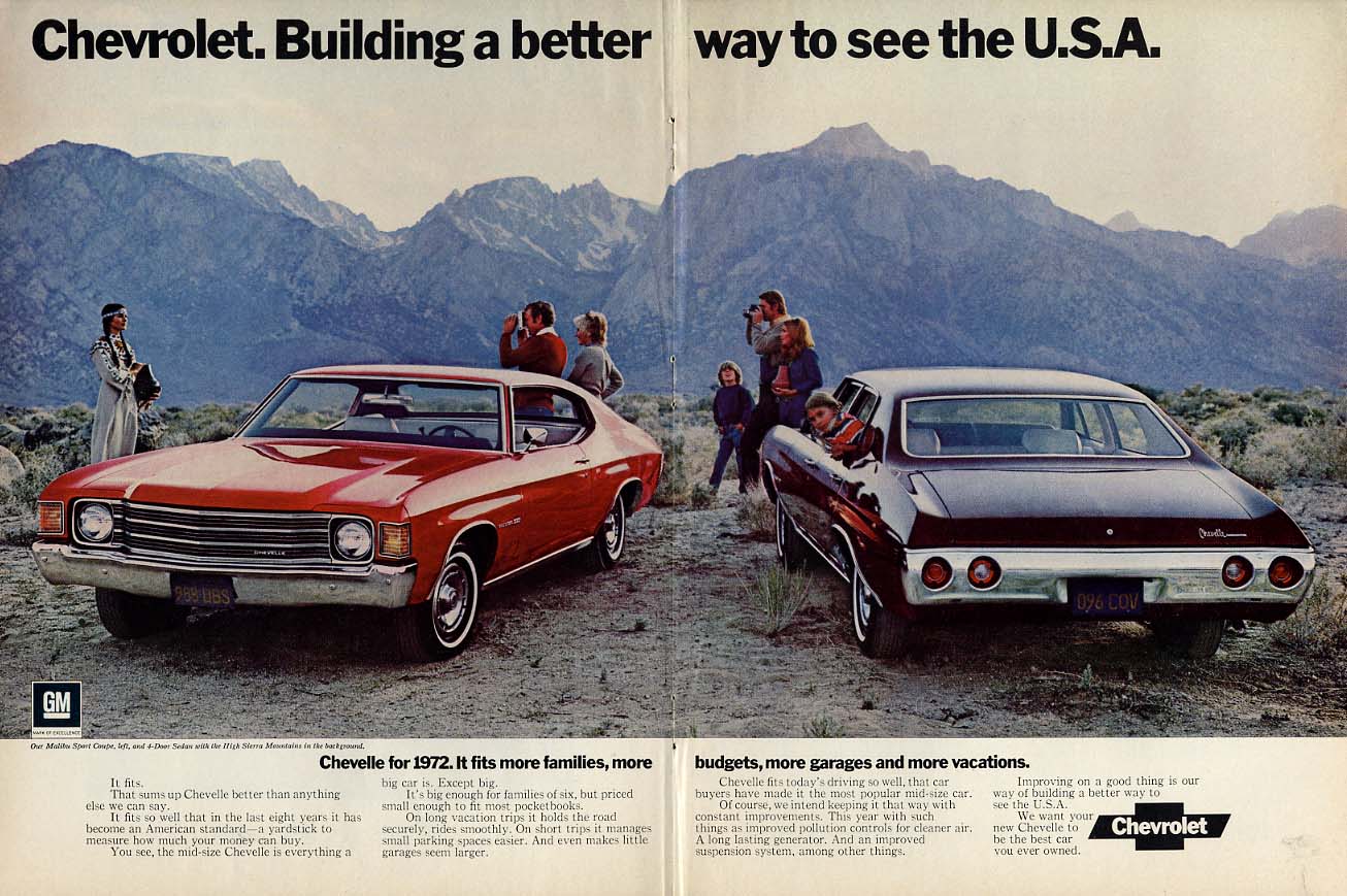 Fits more families budgets garages & vacations Chevrolet Chevelle ad ...