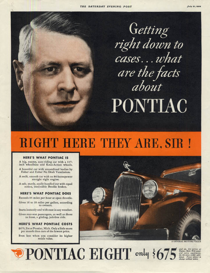 Getting right down to cases: what are the facts about Pontiac Eight ad ...