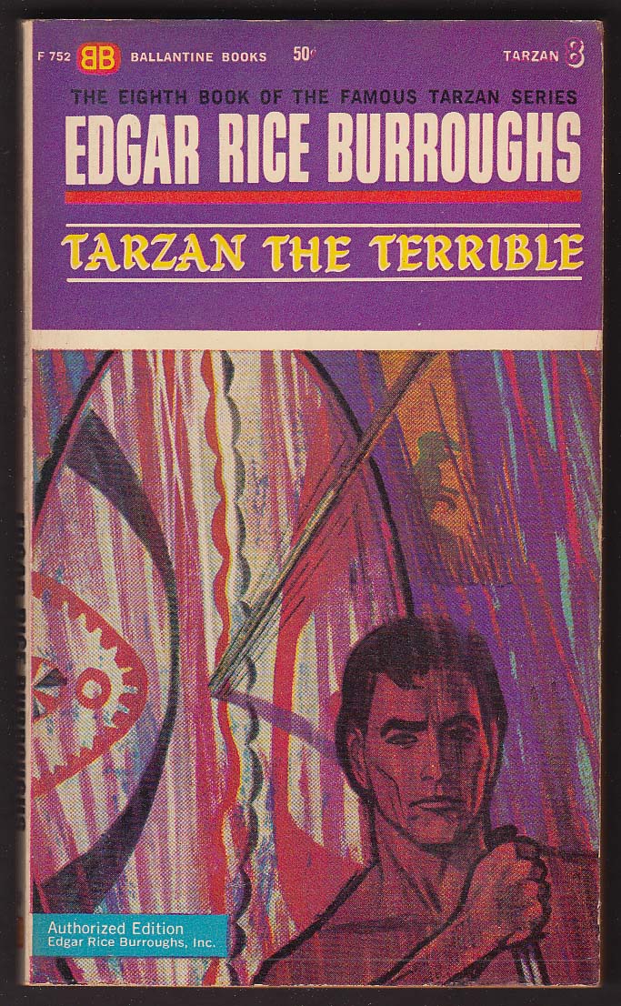 Edgar Rice Burroughs: Tarzan the Terrible 1st pb ed 1963