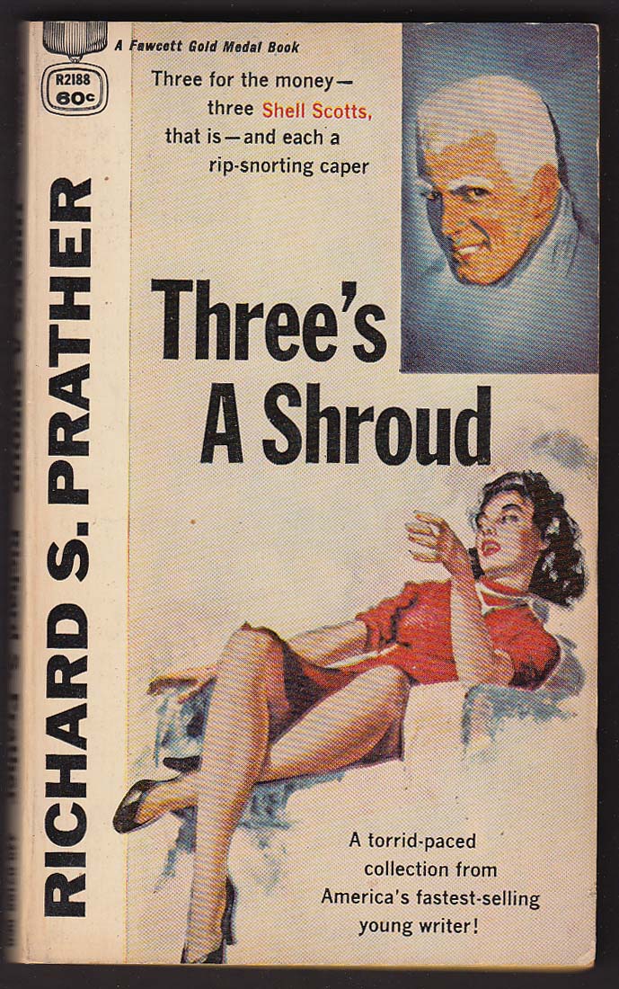 Richard S Prather: Three's A Shroud pb 1957 GGA