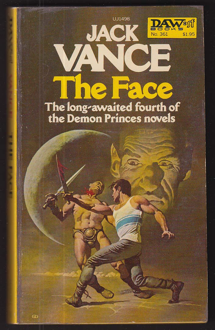 Jack Vance: The Face PBO 1st 1979 sci-fi cover by Gino D'Achille