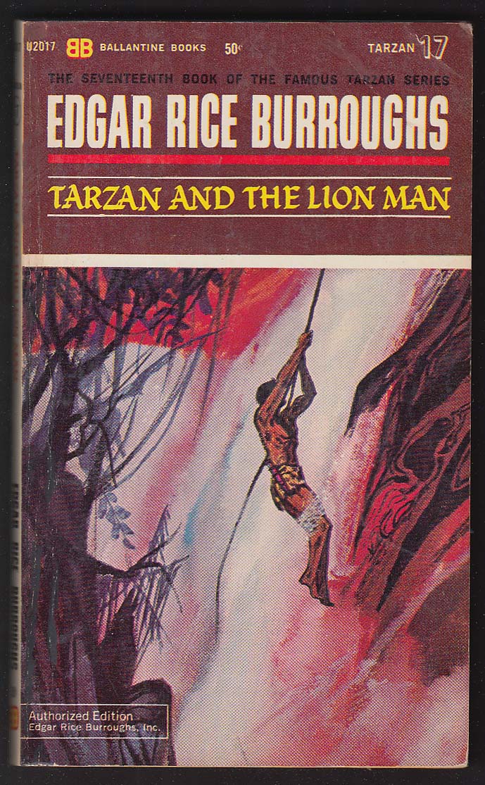 Edgar Rice Burroughs: Tarzan & the Lion Man 1st pb ed 1964 Tarzan ...