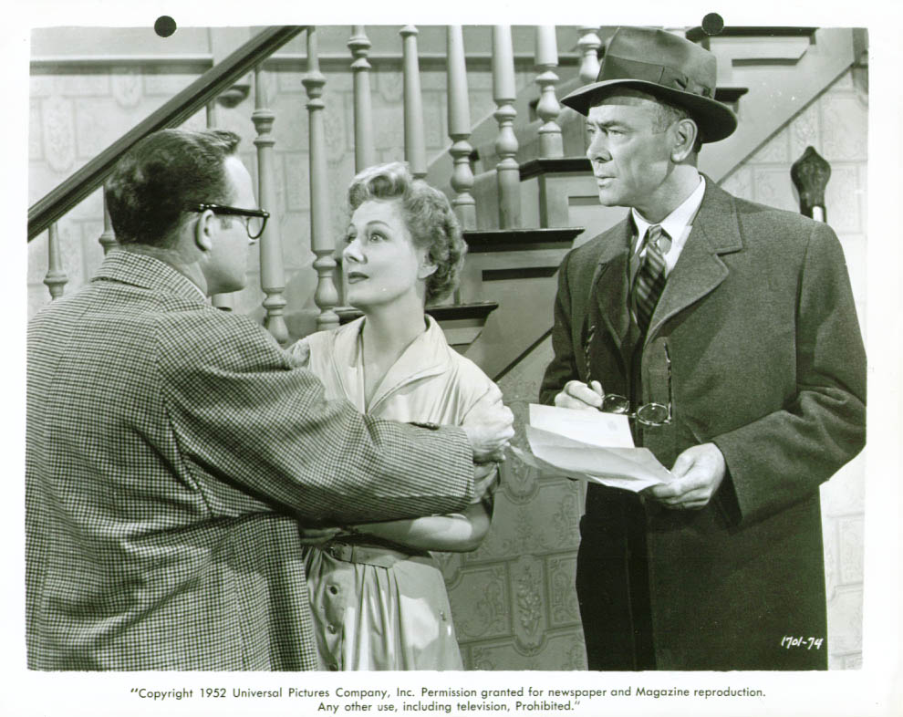 Bob Sweeney Irene Dunne Dean Jagger It Grows On Trees 8x10 1952 #74