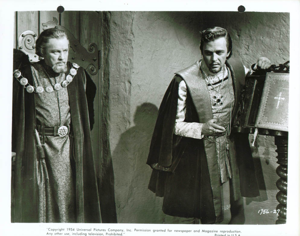 Herbert Marshall Dan O'Herlihy Black Shield of Falworth