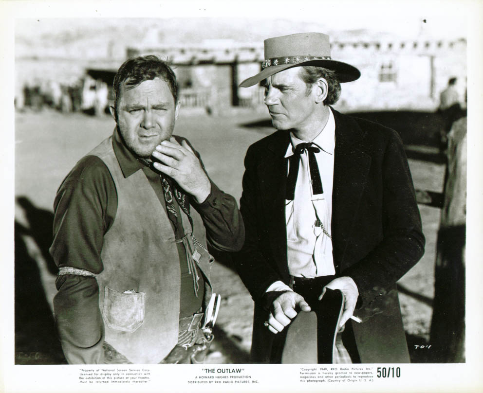 Thomas Mitchell Walter Huston The Outlaw 8x10 1943