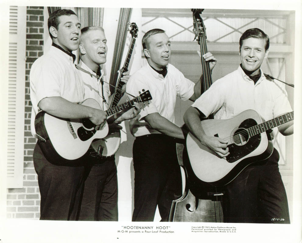 The Brothers Four in Hootenanny Hoot 8x10 1963