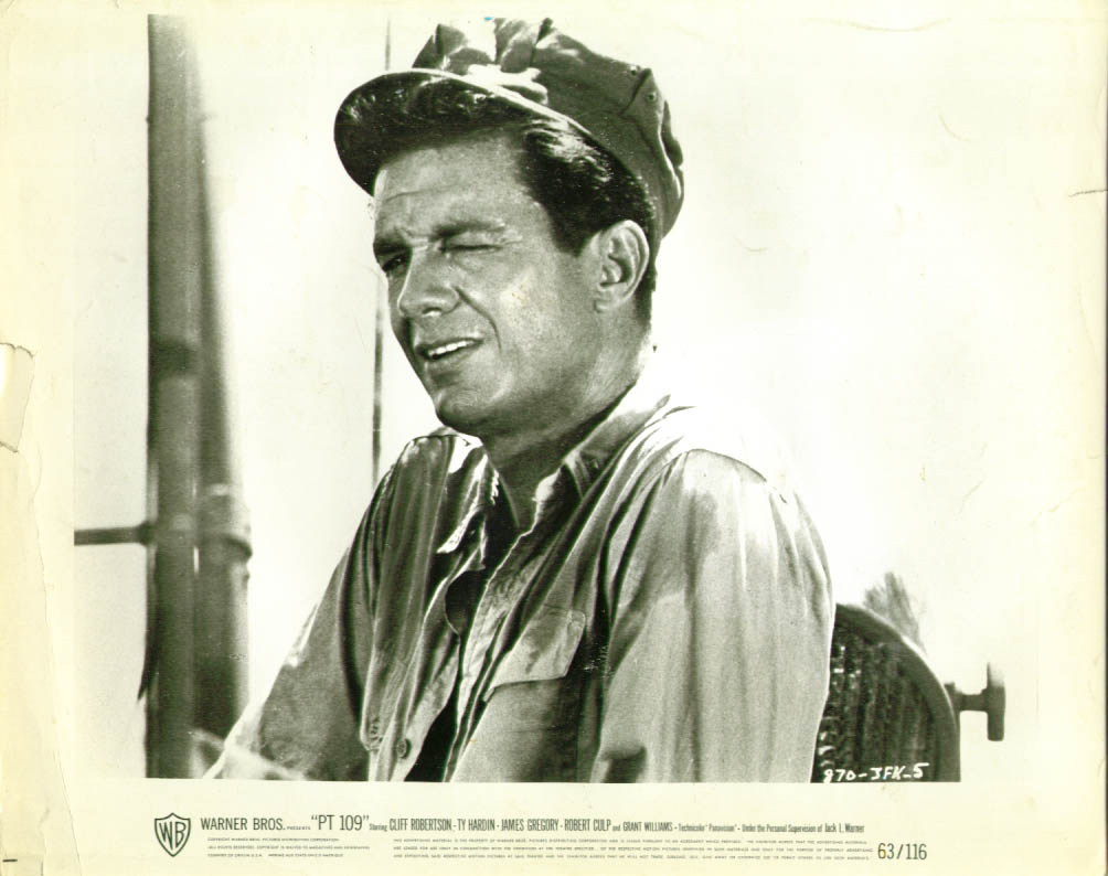 Cliff Robertson as JFK in PT 109 photo 1963