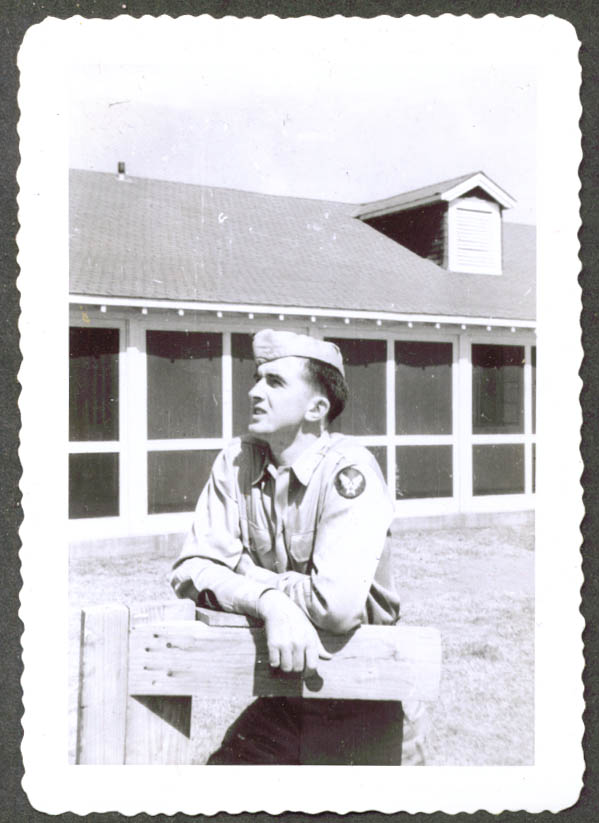 USAAF enlisted man Camp McCoy WI photo 1943