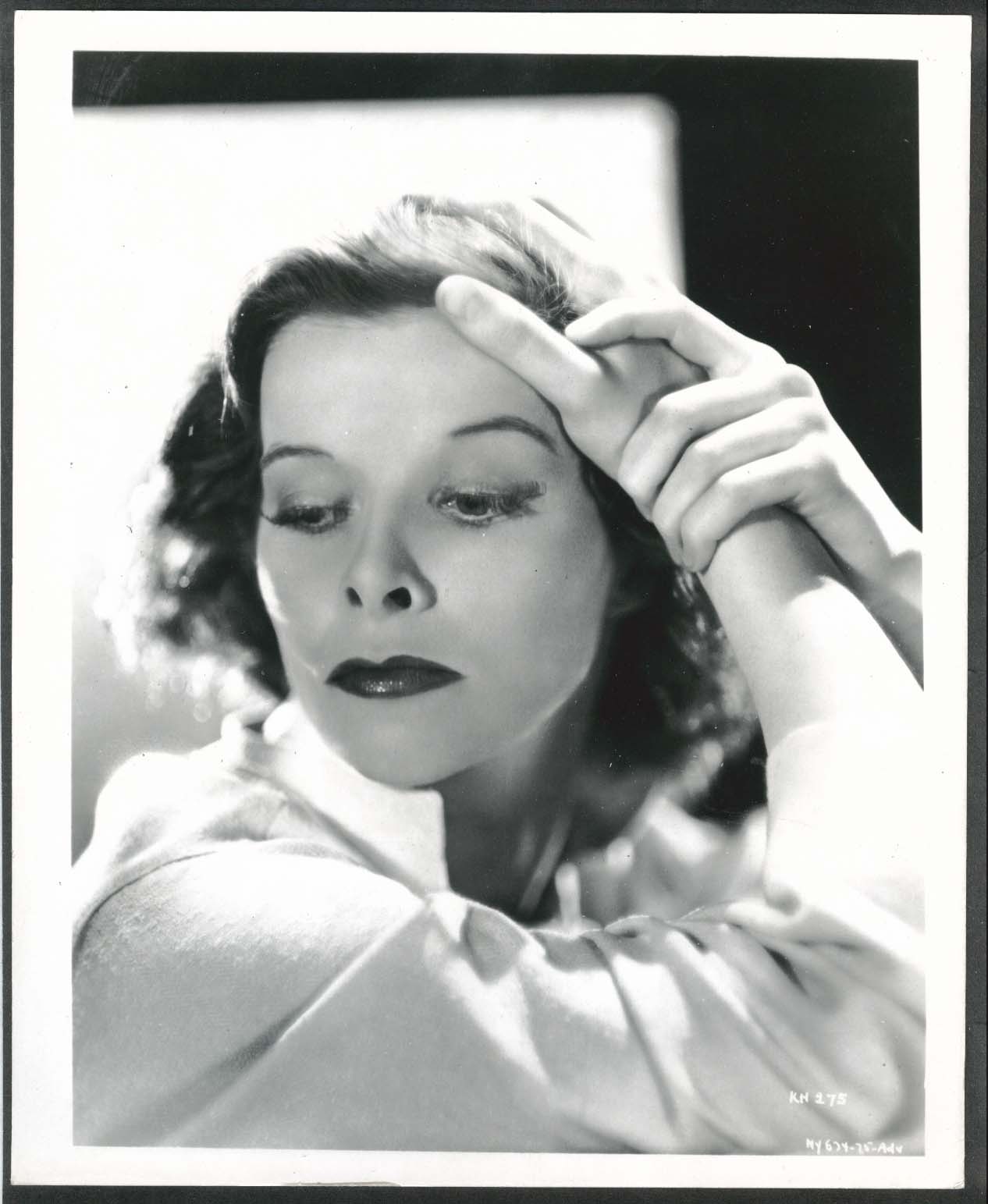 Katharine Hepburn headshot 8x10 photograph 1940s