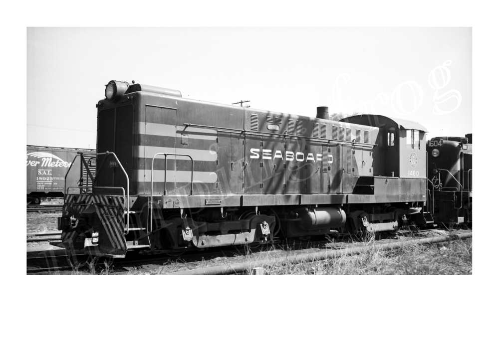 Seaboard Air Line Railroad diesel locomotive #1460 5x7