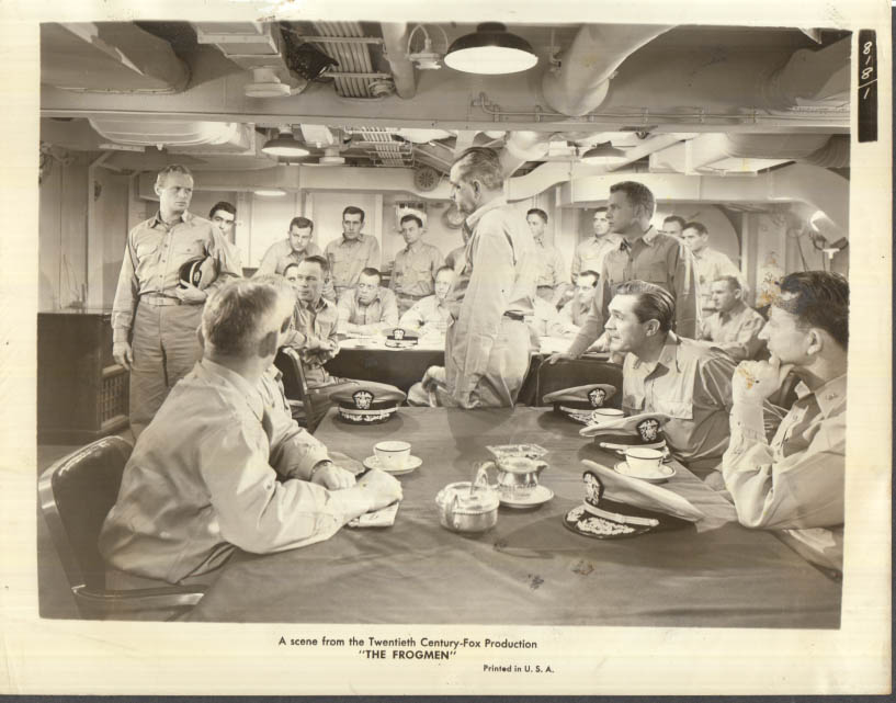 The Frogmen movie still photo Richard Widmark 1951 20th Century Fox