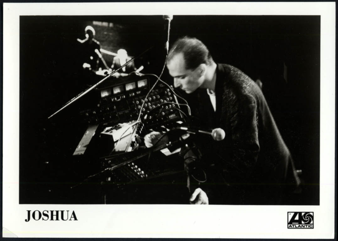 Electronic musician Joshua - Atlantic Records promo photo 1980s