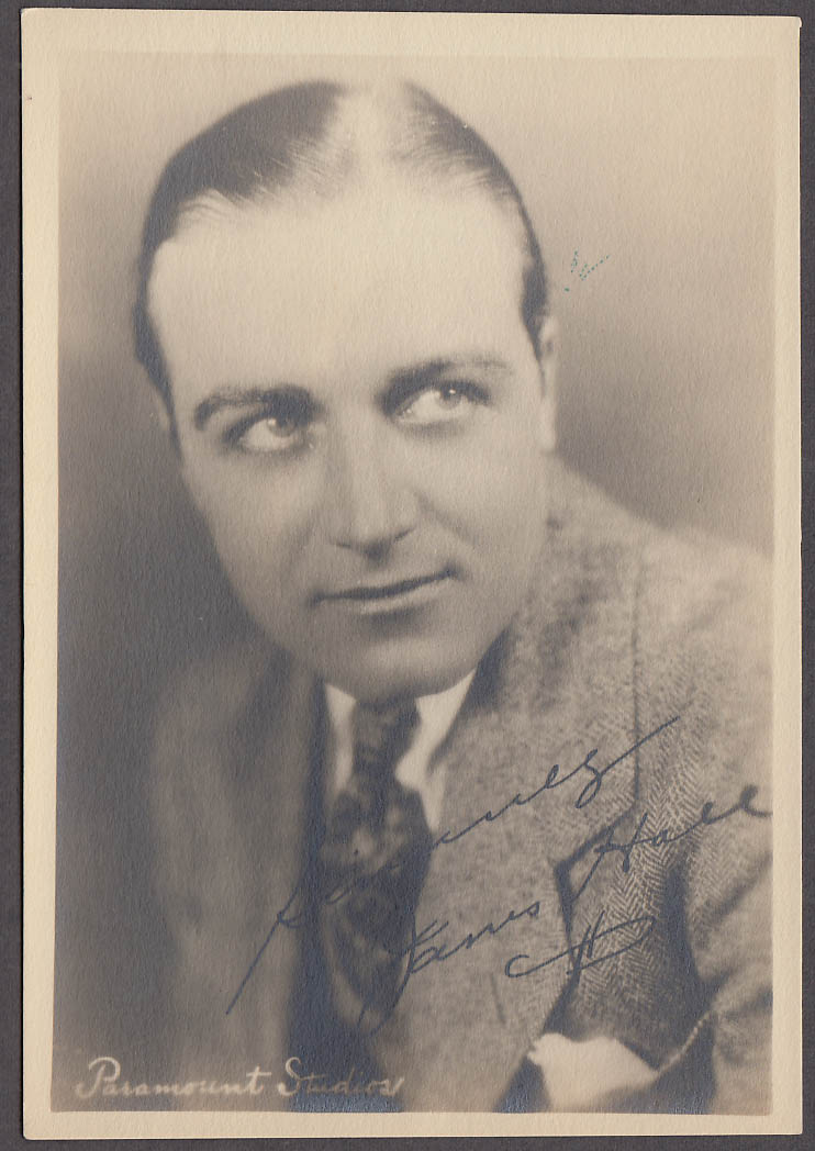 Film actor James Hall talent agency file photo 1930s Hell's Angels star