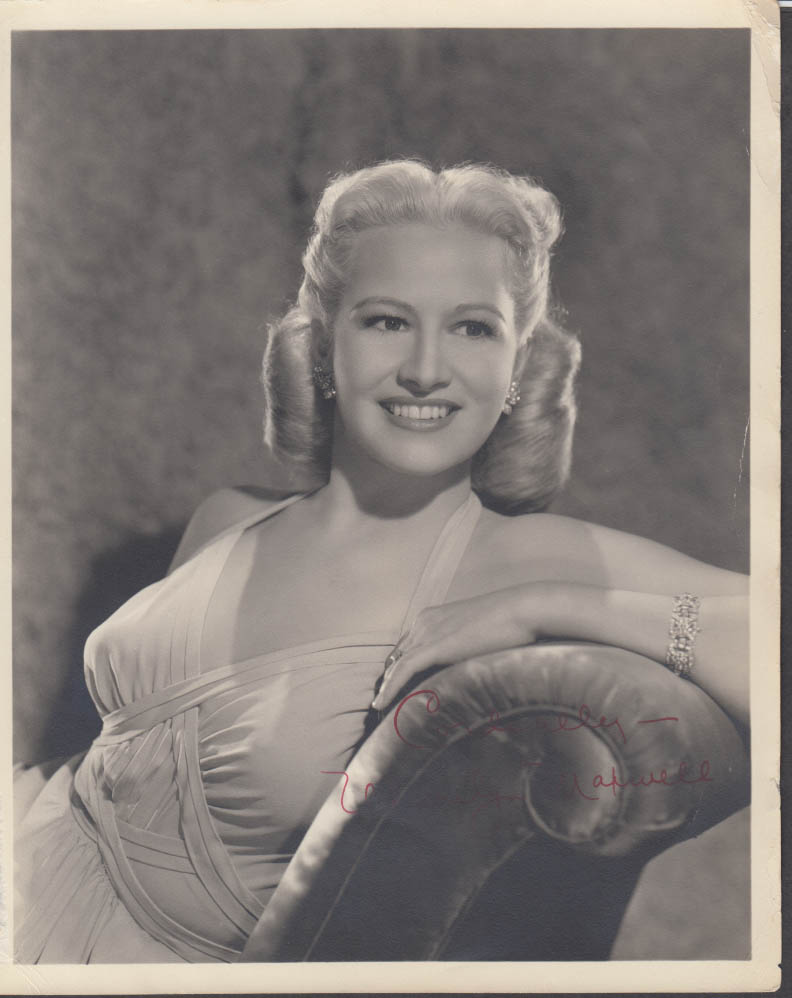 Actress Marilyn Maxwell studio 8x10